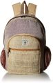 AIOG - Himalayan Pure Hemp Multi Pocket Backpack with Laptop Sleeve - Fashion Cute Travel School College Shoulder Bag / Bookbags / Daypack. 