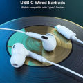 Type C Wired Earphone With Mic. 