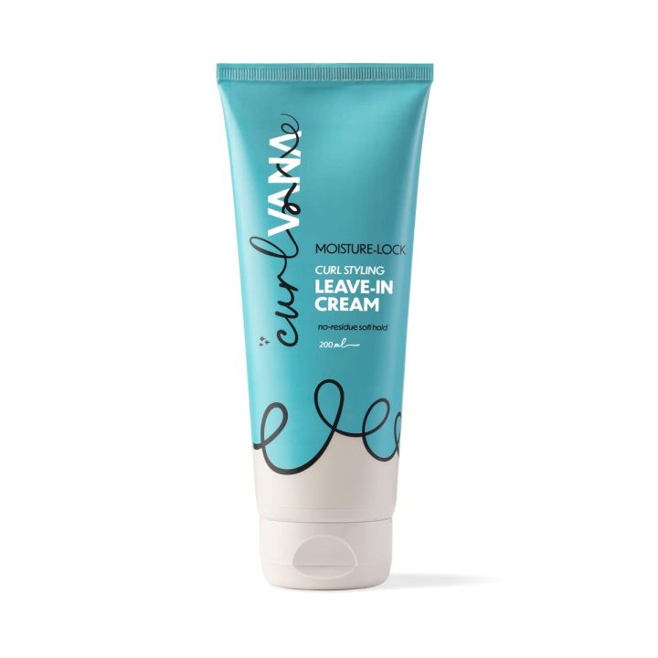 Curlvana Moisture lock Curl Styling Leave in Cream 200ml