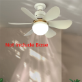 2 In1 LED Ceiling Fan with Light Detachable Fan Leaf 3000K-6500K AC85V-265V +Remote Control A. 