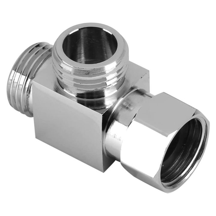 Brass 3 Way Water Diverter Installation Bathroom Valve Connector