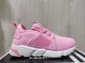 Women's Pink Sneakers Casual Comfortable Breathable Low Top Fashionable Footwear. 