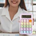 Desktop Calculator with Big Buttons Large Display Screen Battery Powered Calculator Portable Digital Display Student Calculator. 