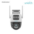 UNIARCH 3.0 MP Outdoor Smart Color Dual Lens WiFi 360º CCTV Camera - UHO-P2S-M33F34. 