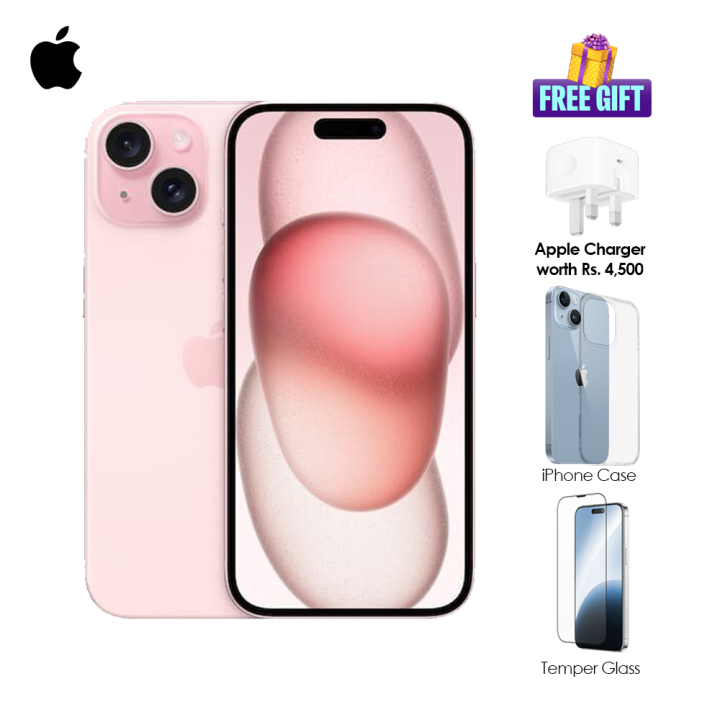 Apple iPhone 15 | 6.1" Super Retina XDR display | A16 Bionic Chipset | 48MP Main Camera with 2X Telephoto