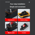 220V Boat Rocker Switch IP68 Waterproof 16A High Current Power with LED Light Power Button ON/OFF. 