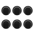 18Pcs Pack Tennis Balls Wear-Resistant Elastic Training Balls 66mm Ladies Beginners Practice Tennis Ball,Black. 