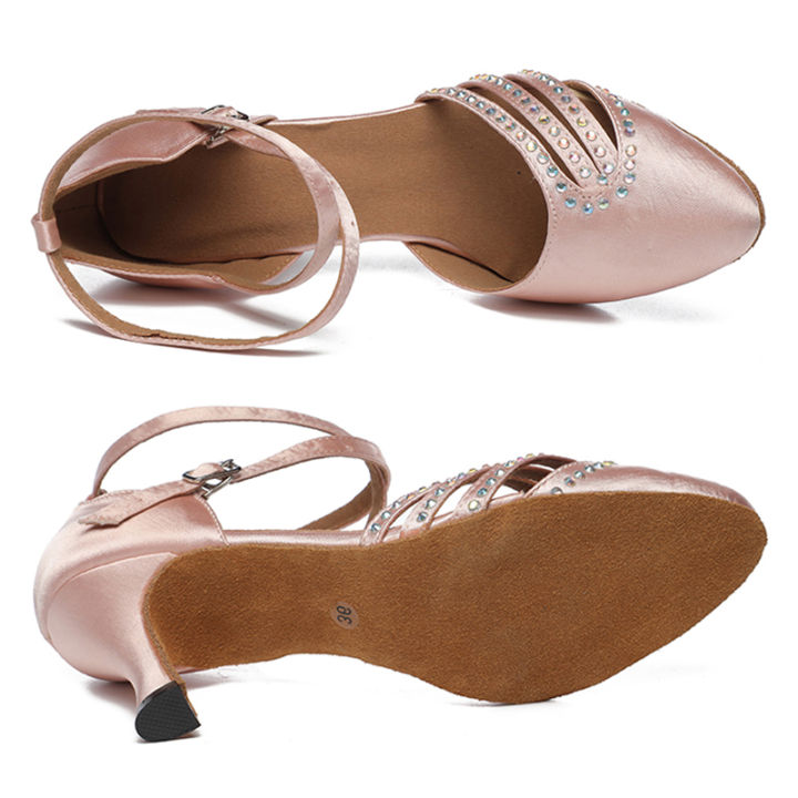 sneakers%20wedding%20girls%20dancing%20shoes%20sarr%20ladies%20new%20latin%20dancing%20shoes%20sa%20tango%20ballroom%20party%20satin%20rhinestone%20pink%20high%20heels%20jazz%20-%20Image%204