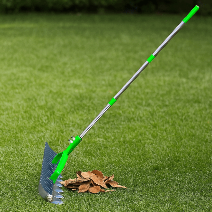 Turf Combs Dry Grass Stainless Steel Detachable Lawn Thatch Rake Removable ...