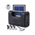 Gdlite Gd-8017 Plus Solar Lighting System Kit (Black). 