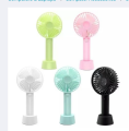 Portable Rechargeable Usb Mini Fan With 3 Speed And a Stand. 