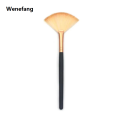 Wenefang 1pc Cosmetic Applicator Tools Soft Fiber for Glycolic Peel Mask Fashion Wooden Handle Fan Brushes Facial Brushes Soft Makeup Brush. 