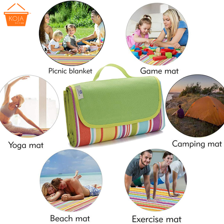 KOJA Picnic Mat Camping Equipment Picnic Blanket Sand Proof Beach