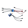 2830 2100kv Outrunner Motor Brushless Motor ESC for 1/12 MN128 RC Car Upgrades Kit. 