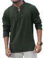 Laced Up Kurta Shirt For Men. 