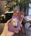 3D Squeeze Squishy Cat Case -  iPhone 7 | iPhone 8 | iPhone SE 2020 - Purple. 