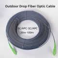 Special Offer 60M/70M/80M/90M/100M FTTH SC/APC-SC/APC Outdoor Drop Fiber Optic Cable Single Mode Single Fiber Fiber Optic Patch Cord Cable. 