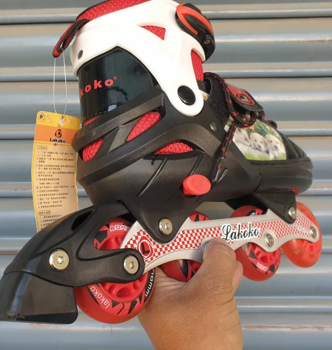 Roller%20Skets%20Shoes%20Adjustable%20%2038-41%20Europian%20Size%20in%20Red%20and%20Black%20Colour%20By%20Mitrata%20-%20Image%205