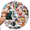 50PCS Classical Anime Graffiti Stickers For Laptop Skateboard Decal Stickers. 