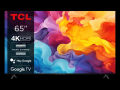 Tcl 43V6B - 43 Inch LED UHD 4K Google TV, 60Hz. 