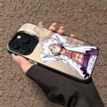 Luffy Graffiti Letter Label One Piece Phone Case Compatible for IPhone 15 11 12 13 14 7 8 Pro Max XR X XS Max Soft Shockproof Cover. 