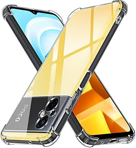 Poco M5 / Poco M4 5G / Redmi Note 11R /11 Prime 4G (Same Size) Clear Transparent Soft  Flexible Cover Case