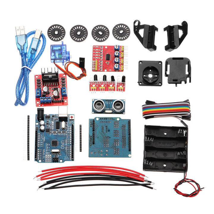 Intelligent%20car%20chassis%20encoder%20Arduino%20ultrasonic%20module%20-%20Image%205