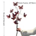 Aesthetic DIY Simulation Butterfly Photography Prop Desktop Decorations Artificial Dead Branch 3D Photo Frame Ornament Home Decor. 