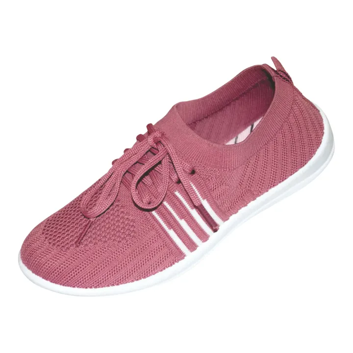 Titex Pink and Peach Color Simple Fashionable Sneakers For Women-1005