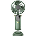 Handheld silent small fan Office desktop dormitory stand foldable neck fan mini portable fan. 