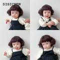 DISICHEN Portable Cute Hair Accessories Baby Boy Girl Cosplay Wig Hat Cap Hairpiece New Year Christmas Children Kids Headwear Photograph Props. 