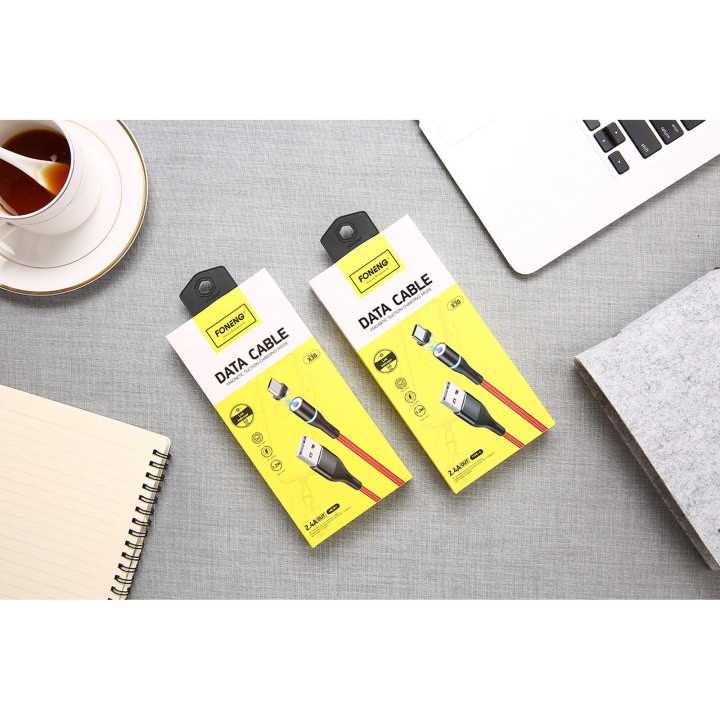Foneng Type-C Magnetic Branded Data Cable