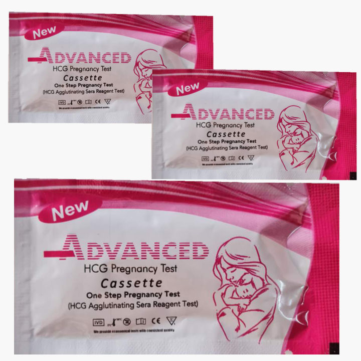 One Step Pregnancy Test Kit Advanced HCG Pregnancy Test Pack Of 3 Pcs