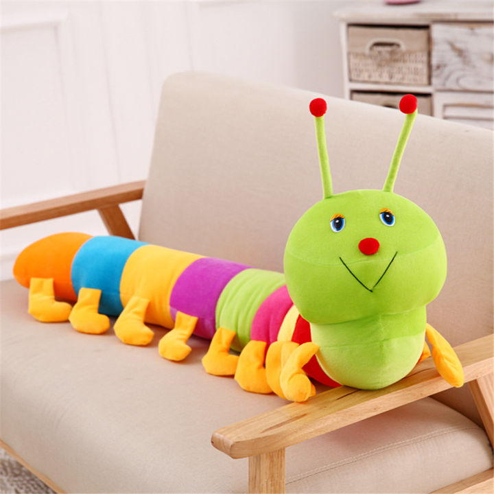Cute%20Soft%20Cotton%20Caterpillar%20Toys%20for%20Kids%2050CM%20Multicolor%20Stuffed%20Caterpillar%20Doll%20Plush%20Worm%20Children's%20Cushion%20Birthday%20Gift%20-%20Image%203