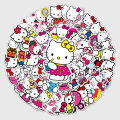 Artsy Home 25/50pcs Hello Kitty Sticker Cute Stickers for Laptops and Skateboards Cellphone Guitar. 