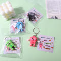 Pvc Trash Can Pendant Cute Trash Can Keychain Creative Cartoon for Teens Accessories Girls Bag. 