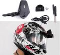 Helmet Electric Wiper, Universal Snap-On Electric Helmet Wiper Motor, Helmet Windshield Wiper for Most Visor. 
