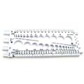 Practical Plastic Nut and Bolt Thread Checker with Inch and Centimeter Ruler Durable Bolt and Nut Identifier Gauge Nut Bolt Size and Thread Identifier Toolbox. 