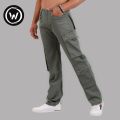 Wraon Dark Green Stretchable Premium Cotton Chichi Cargo Box Pant For Men - Fashion | Cargo Pants For Men | Men's Wear |. 