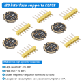 5Pcs INMP441 Omnidirectional Microphone Module MEMS High Precision Low Power I2S Interface Support ESP32. 