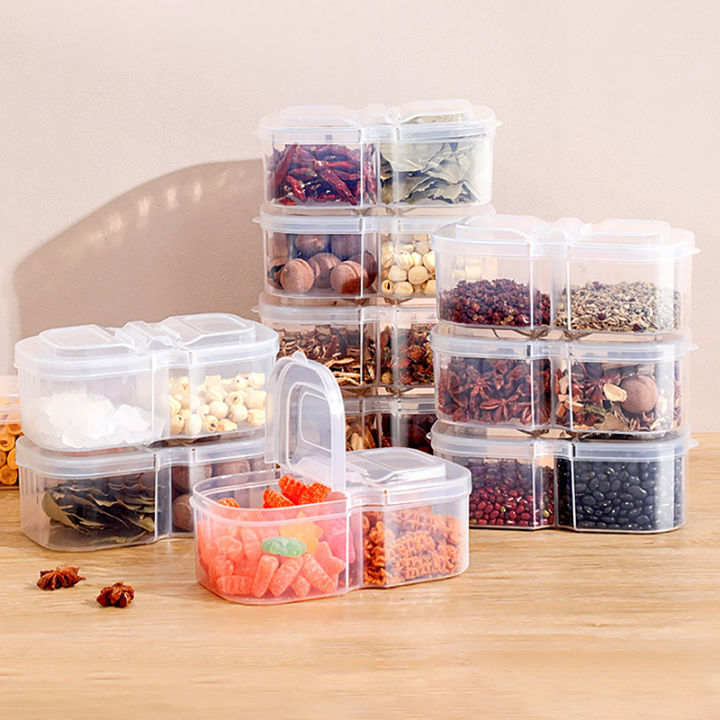 Food%20Storage%20Box%20Kitchen%20Organizer%20Container%20Set%20Vacuumed%20Lid%20Airtight%20Transparent%20Square%20For%20Dry%20Legume%20Spice%20-%20Image%204