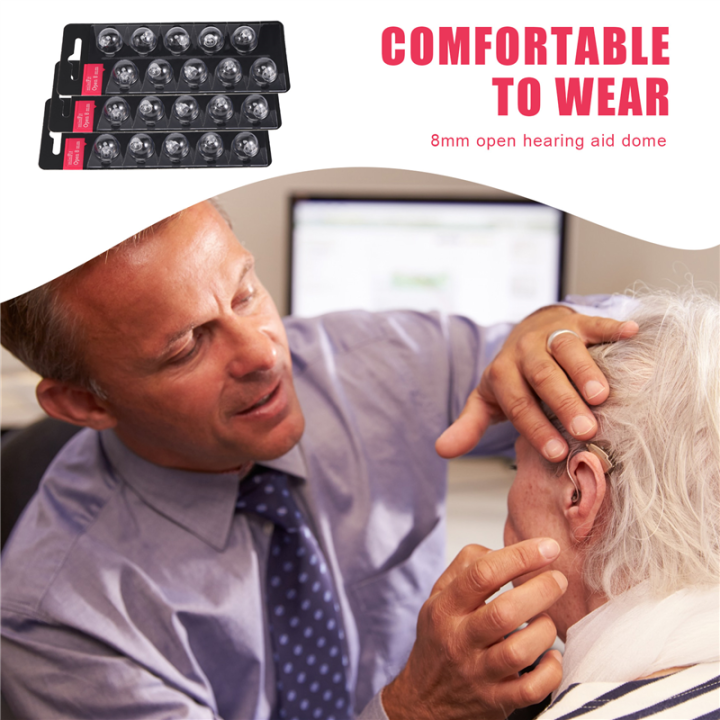 Hearing%20Aid%20Dome%20for%20Minifit%20Bass%208mm%20Open%20(3%20Pack),Dome%20-%20Image%203