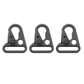 240 Pieces Enlarged Mouth Clip Sling Clasp Olecranon Hook for Keychain Snap Hooks Outdoor Bag Black Color. 