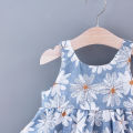 Summer Girl Baby Girl Bow Strap Daisy Dress Beach Dress Tank Top Dress Princess Dress Party Dress Cute. 