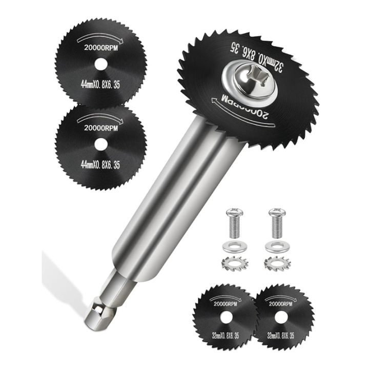 Sojhoop Inside Pipe Cutter for PVC Pipe with 5 Replacement Saw Blades, 1/4 Inch Hex Shank Impact Connect Inside PVC Pipe Cutter