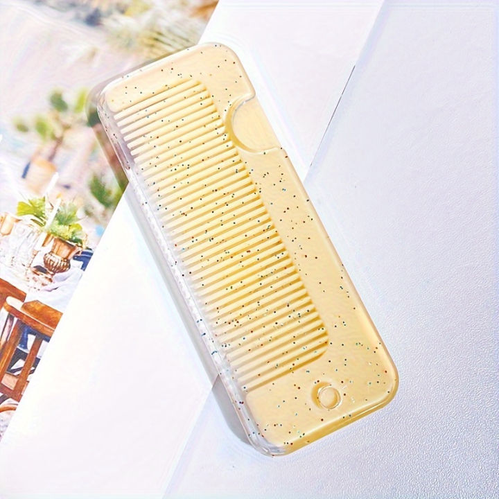 Vylon%201pc%20Cute%20Color%20Small%20Comb,%20Portable%20Comb%20For%20Home%20And%20Outdoor%20Camping,%20Mini%20Folding%20Comb,%20Hair%20Styling%20Comb%20-%20Image%205
