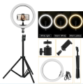 Ring Light With 7 Feet Stand and Mobile Holder TikTok Light ( 26cm ). 