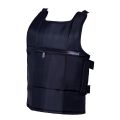 Black Solid Chest Guard For Bike Riding. 