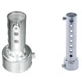 NAMUNY 2 Pcs Silver Motorcycle Exhaust Can Muffler Insert Baffle DB 48Mm X 80Mm & 35Mm X 140Mm. 