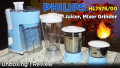 Philips Amaze HL7575/00 600-Watt Juicer Mixer Grinder with 2 Jars (Celestial Blue/Bright White). 